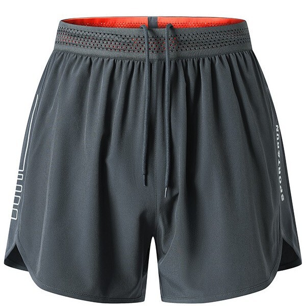 Summer Breathable, Lightweight and Thin Training Fitness Sports Running Outer Wear Marathon Lined Naked Three-Point Pants