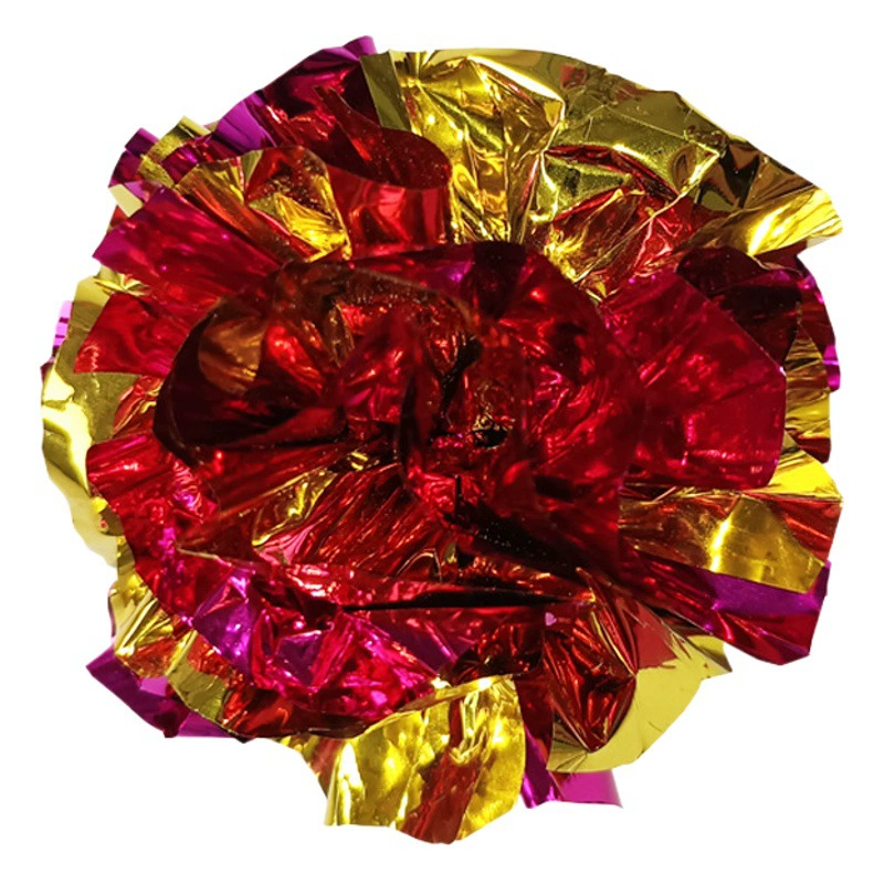 Оптовая Продажа с фабрики Новый питомец само-привет кошка игрушка цвет бумажный шар интерактивный скретч-шар кошка бумажный цветок мяч