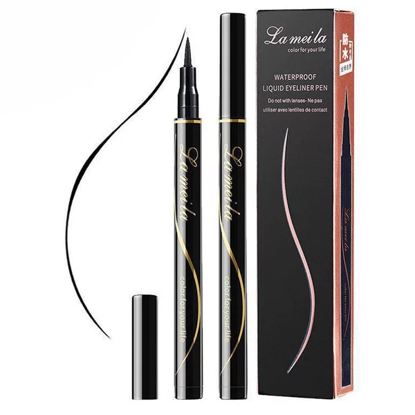 Lamela Eyeliner Sweatproof Not Easy to Smudge Big Eye Makeup Beginner Soft Head Eyeliner Makeup 786