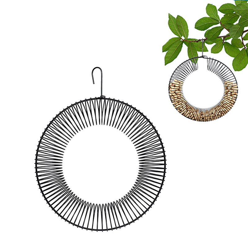 花生花环鸟笼悬挂式花环鸟类喂食器花生饲养器适用于鸟类和松鼠