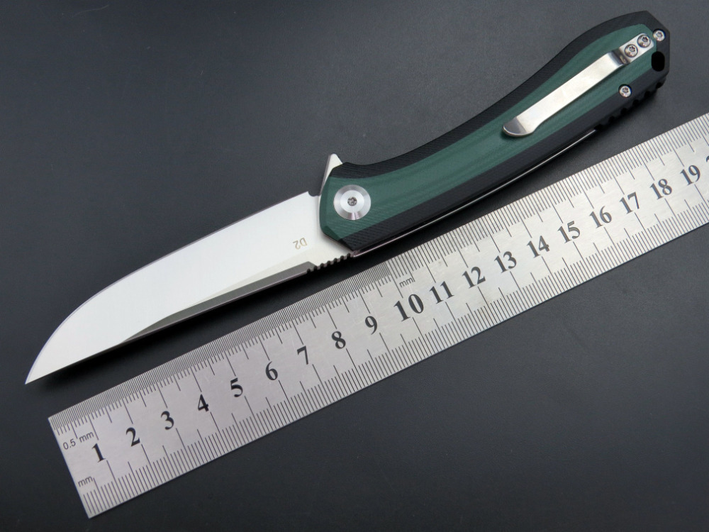 EF947折叠刀D2刀片G10手柄超薄生存袋露营狩猎战术刀EDC户外工具