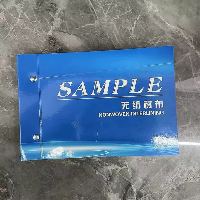 衬布工厂直销无纺衬色卡 纸衬色卡 样品色卡