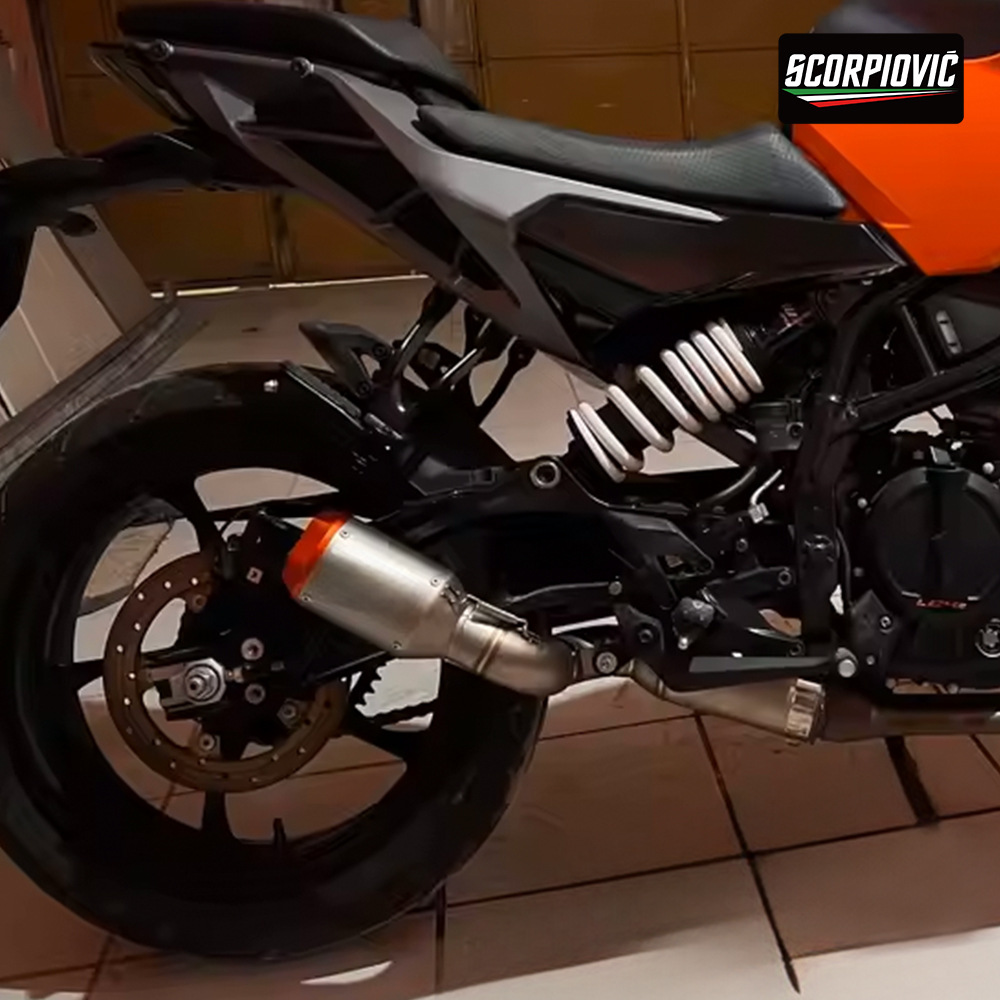 Suitable for 390Adv Exhaust Pipe Mid-Section and Tail-Section Silencer Modification for 250Duke 125Duke