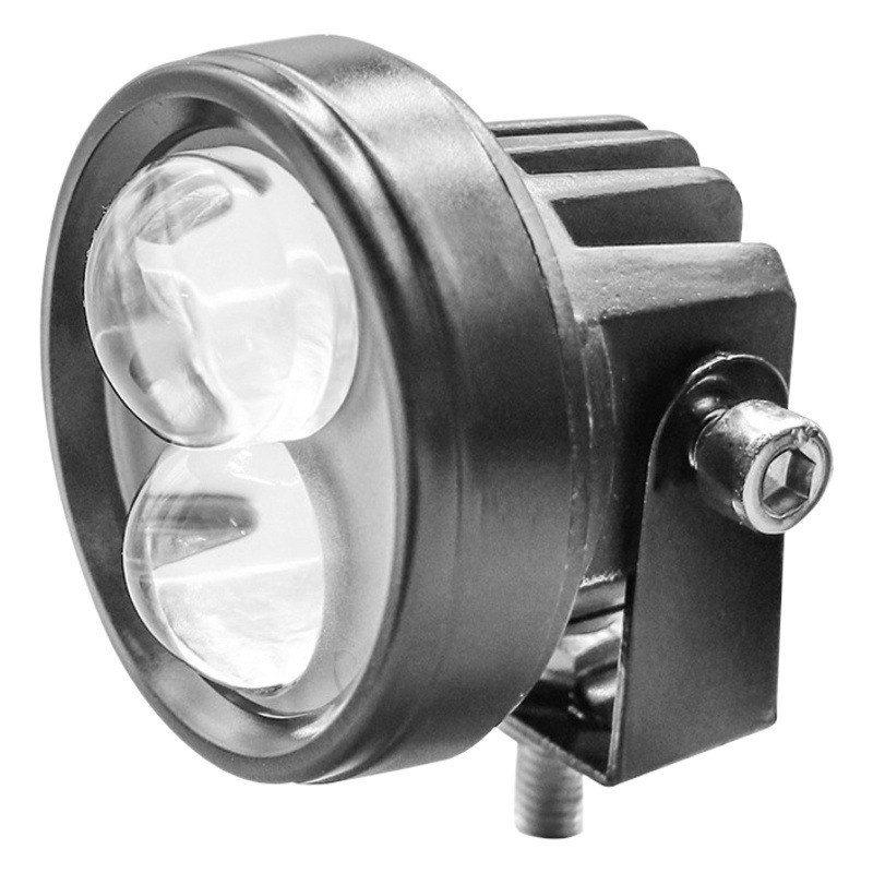 Motocicleta proyector de dos colores lente ojo de pez lente LED faro lejos de la luz de cruce de la motocicleta modificación Y40