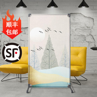 Nordic simple screen living room bedroom covering home simple modern partition House office light and easy to move