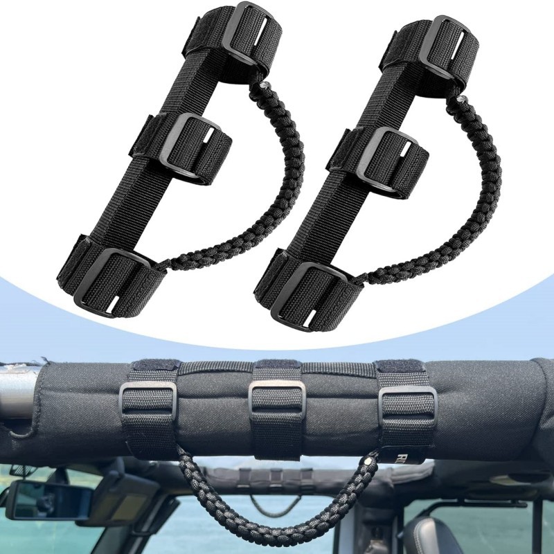 Suitable for Bronco Handle Ford Martyr Braided Umbrella Rope Armrest Wrangler Modified Multi-use Roof Handle
