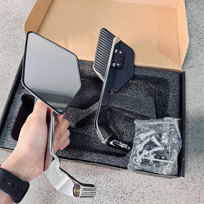 Suitable for No.9 M95/Nz/Mzmix/M85C Series F90 Electric Vehicle Motorcycle Fixed Wing Modified Rearview Mirror