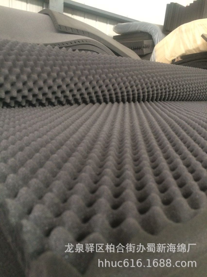 供应KTV消音降噪泡棉/琴房波峰静音海绵/直播间吸音降噪海绵