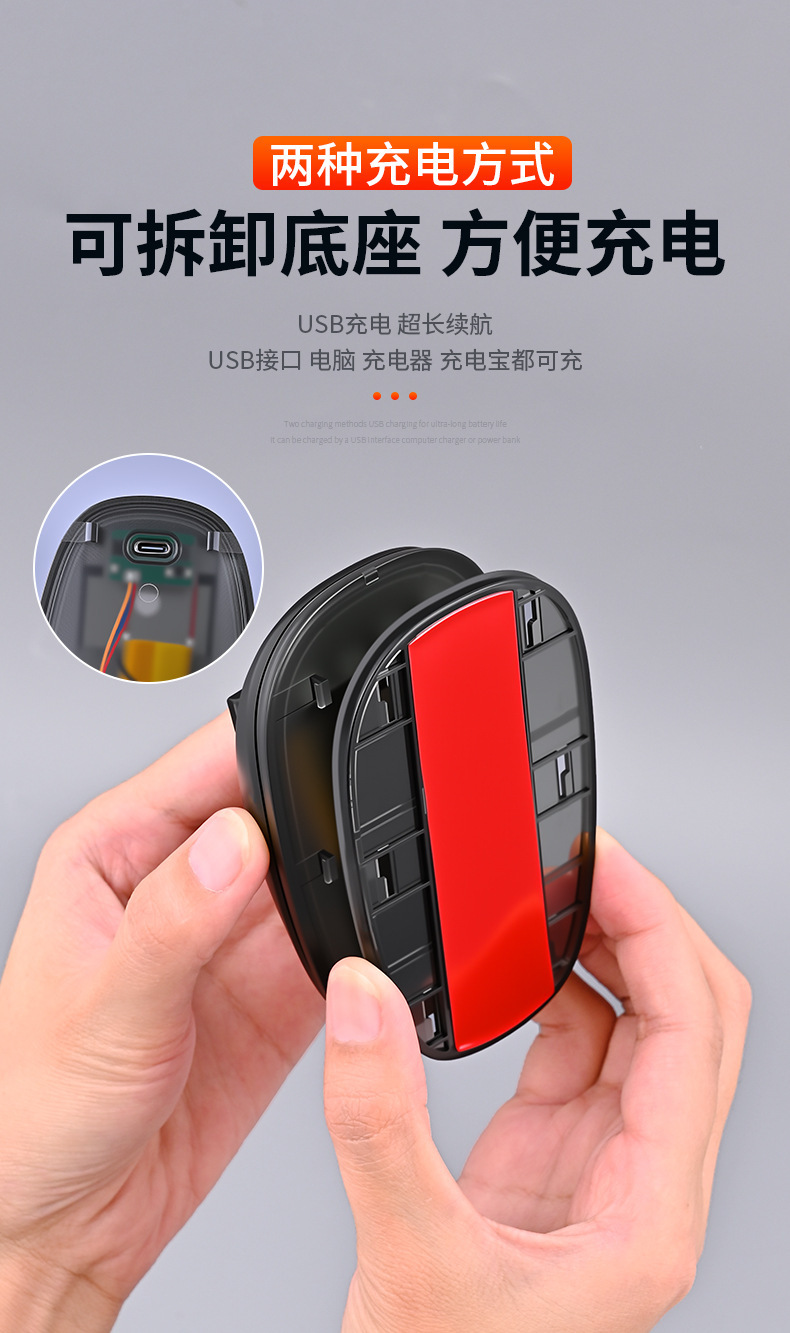 Off-Road Vehicle Suv Pickup Car Roof Led Solar Pilot Light Wiring-Free Modification Decorative Universal Warning Strobe Light