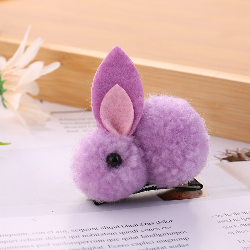 보라색(머리핀 없음)