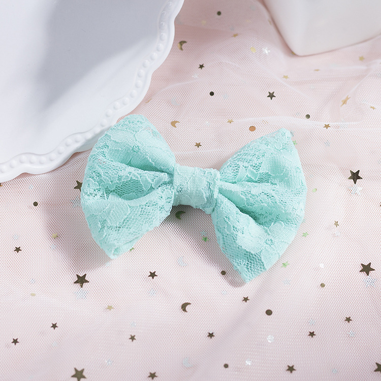 Children's Lace Bow Hair Clip display picture 20