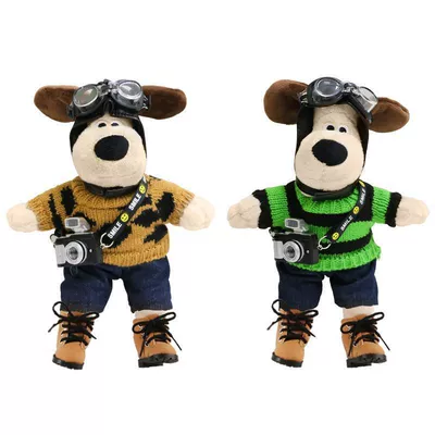 Car ornaments | Co-Pilot Doll Car - fully-armed-leopard-print-clothes-black-and-green-clothes-2-leader-dogs