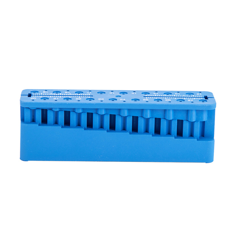 Regla de medición dental Regla de dedo resistente a altas temperaturas con mesa de limpieza Regla de medición Tubo de raíz Mesa de limpieza Regla de dedo Regla de doble propósito