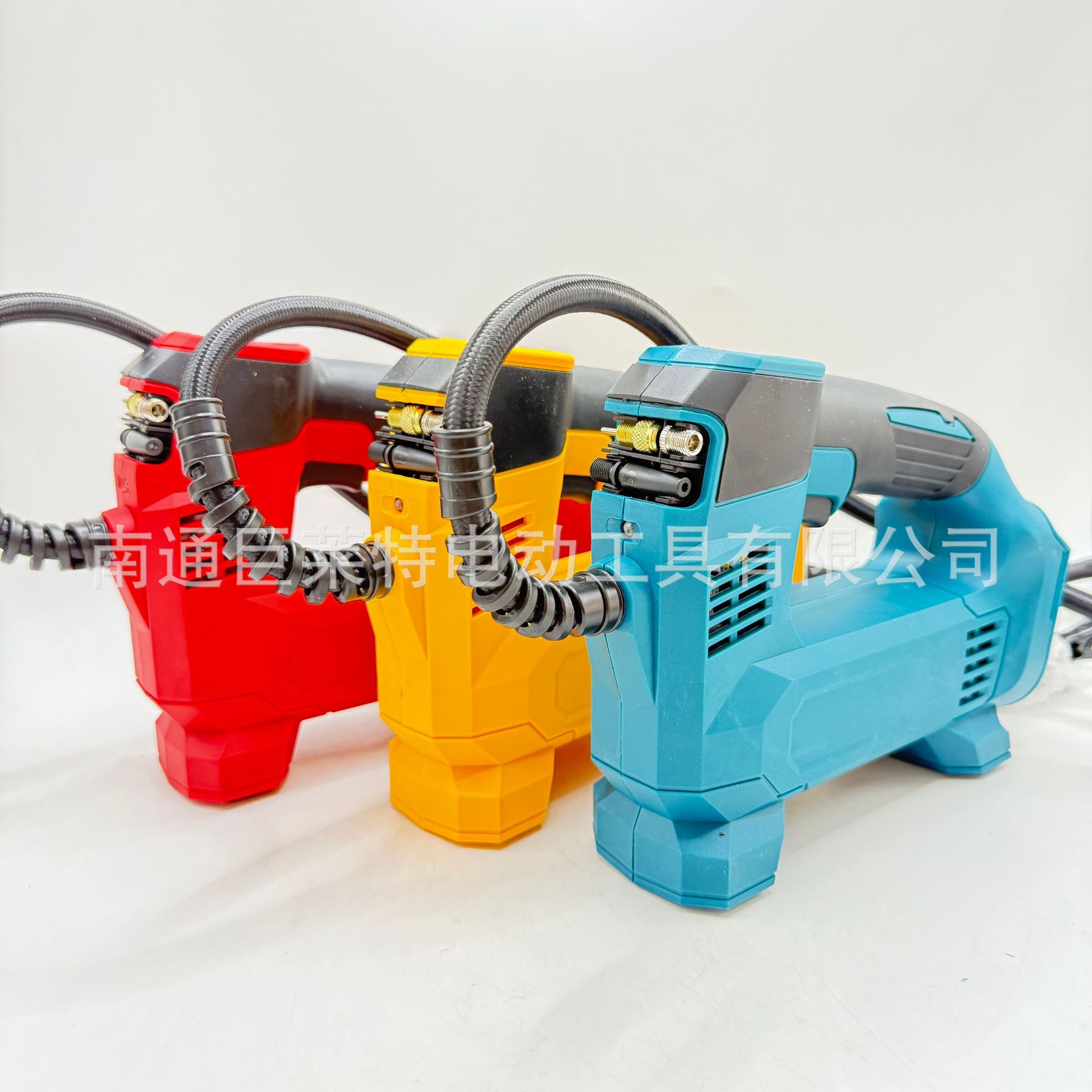 跨境新款无线打气泵便携式车载打气机汽车轮胎锂电充气泵