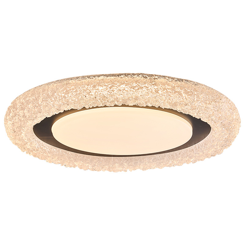 Luz de techo de dormitorio ligero de lujo italiano nuevo estilo simple de resina atmosférica creativa dormitorio principal lámpara de sensación avanzada 255L