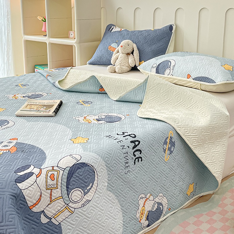 2024 nuevo producto de impresión de algodón cubierta de cama de algodón ins ventana doble cubierta de cama lavable a máquina multipieza conjunto exclusivo transfronterizo