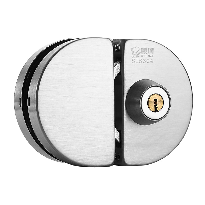 Cerradura de tiendas de cerradura de puertas de doble abertura sin marco, perno de cerradura de puerta, cerradura de puerta de vidrio de doble abertura sin marco aplicable