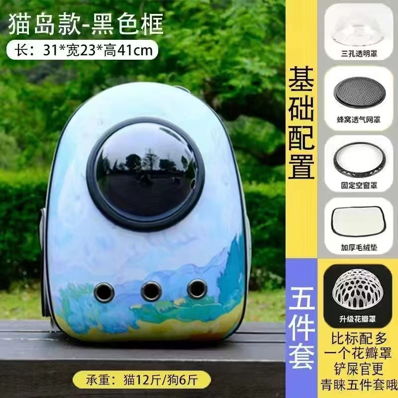 흰 고양이 [검은색 원]