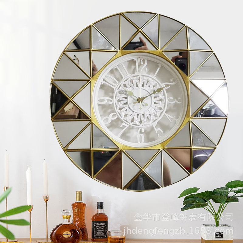 Reloj de pared de moda simple reloj de cuarzo decorativo creativo reloj de cuarzo 3D reloj de pared de plástico al por mayor relojes fabricantes