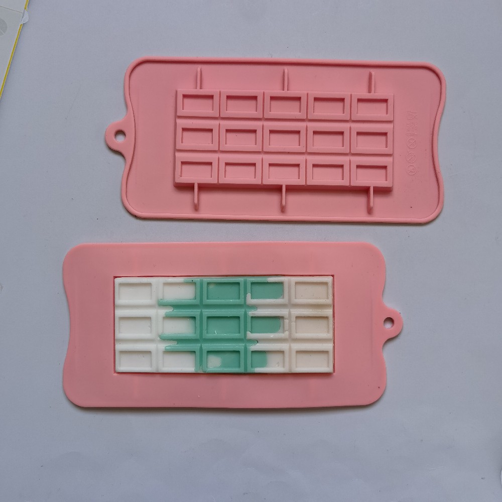 15 chocolate 466 galletas molde de silicona pastel helado pudín molde de postre jabón utensilios