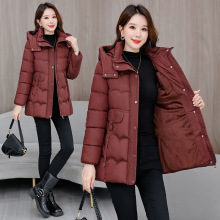 2025冬季新中长款羽绒棉衣韩版宽松显瘦棉袄大码时尚品牌外套棉服