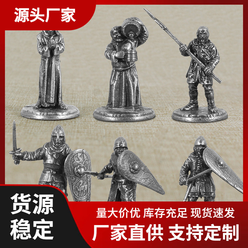 Creative Asgard Infantry Corps Soldier Model Finished Desktop Game Ornaments War Figure Chess Piece Toy