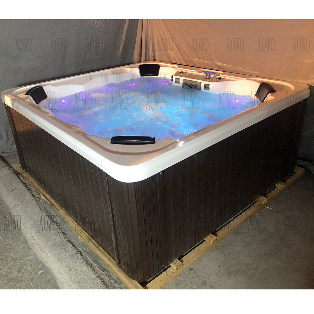 bañera acrílica gran piscina al aire libre bañera de hidromasaje al aire libre 7 personas piscina spa bañera de jacuzzi piscina de remojo al aire libre