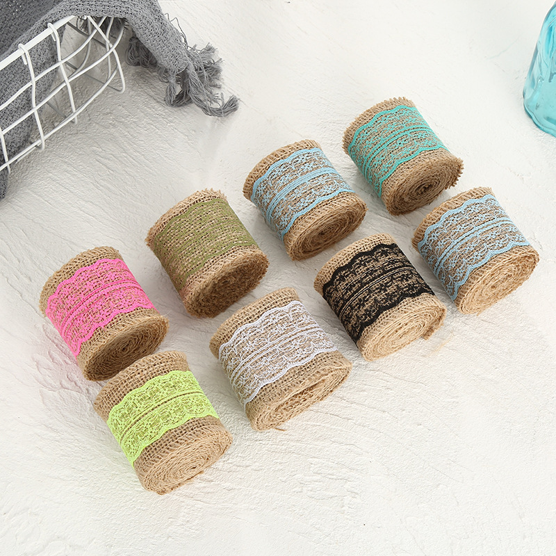 Color linen lace lace DIY handmade Christmas wedding craft lace linen rich and diverse styles Color linen lace lace DIY handmade Christmas wedding craft lace linen rich and diverse styles