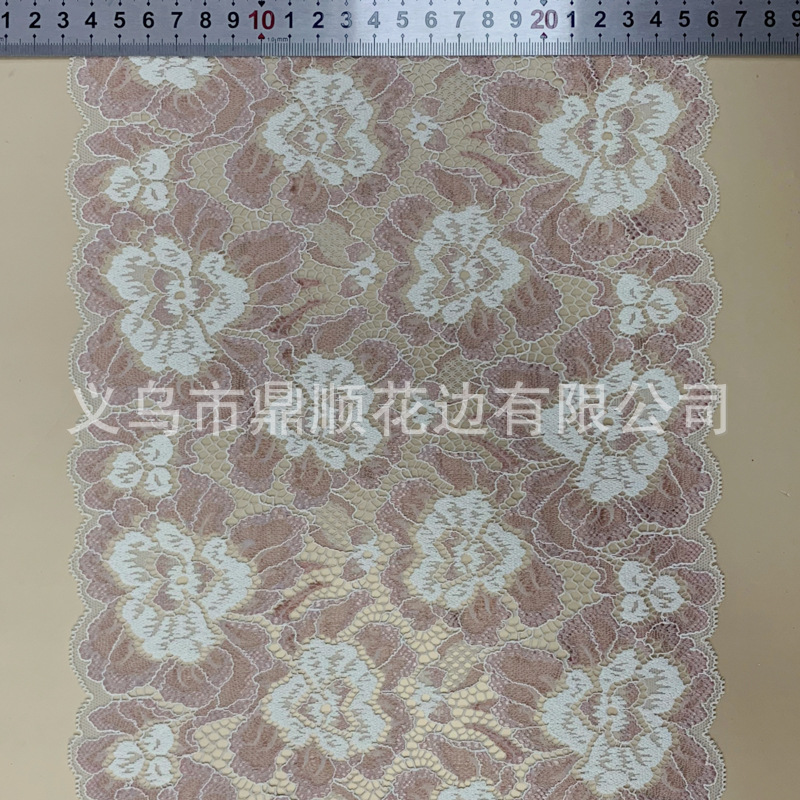 新款24CM时尚文胸蕾丝花边法式性感蕾丝情趣内衣睫毛双色波浪花边