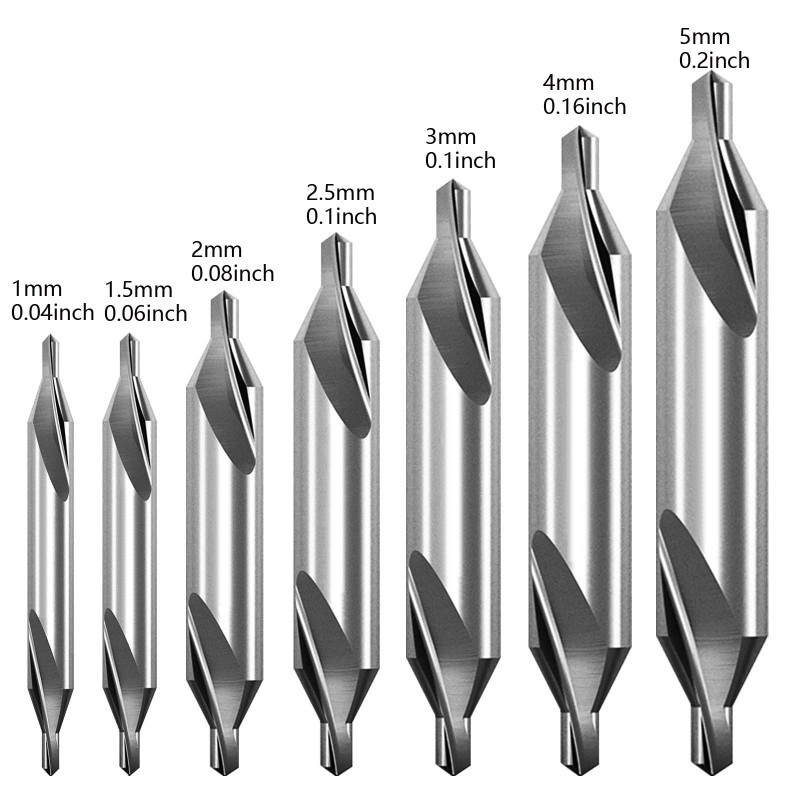 미터법 센터 드릴 7PC
