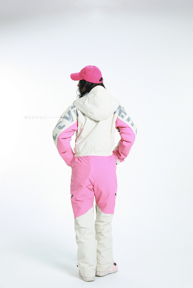 Heldelt skidress vinterbukser par snowboard dobbel board buksedragter lilla menn og kvinner_voghion.com