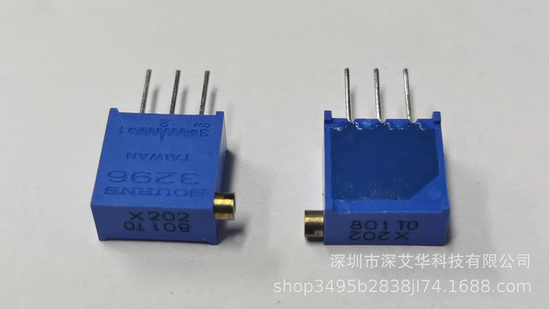 3296X-1-202LF  美国伯恩氏BOURNS原厂代理产品  2K欧0.5W25圈