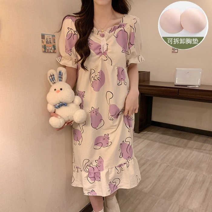 AQ9880 # 보라색 새끼 고양이