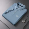 Blue gray embroidery white