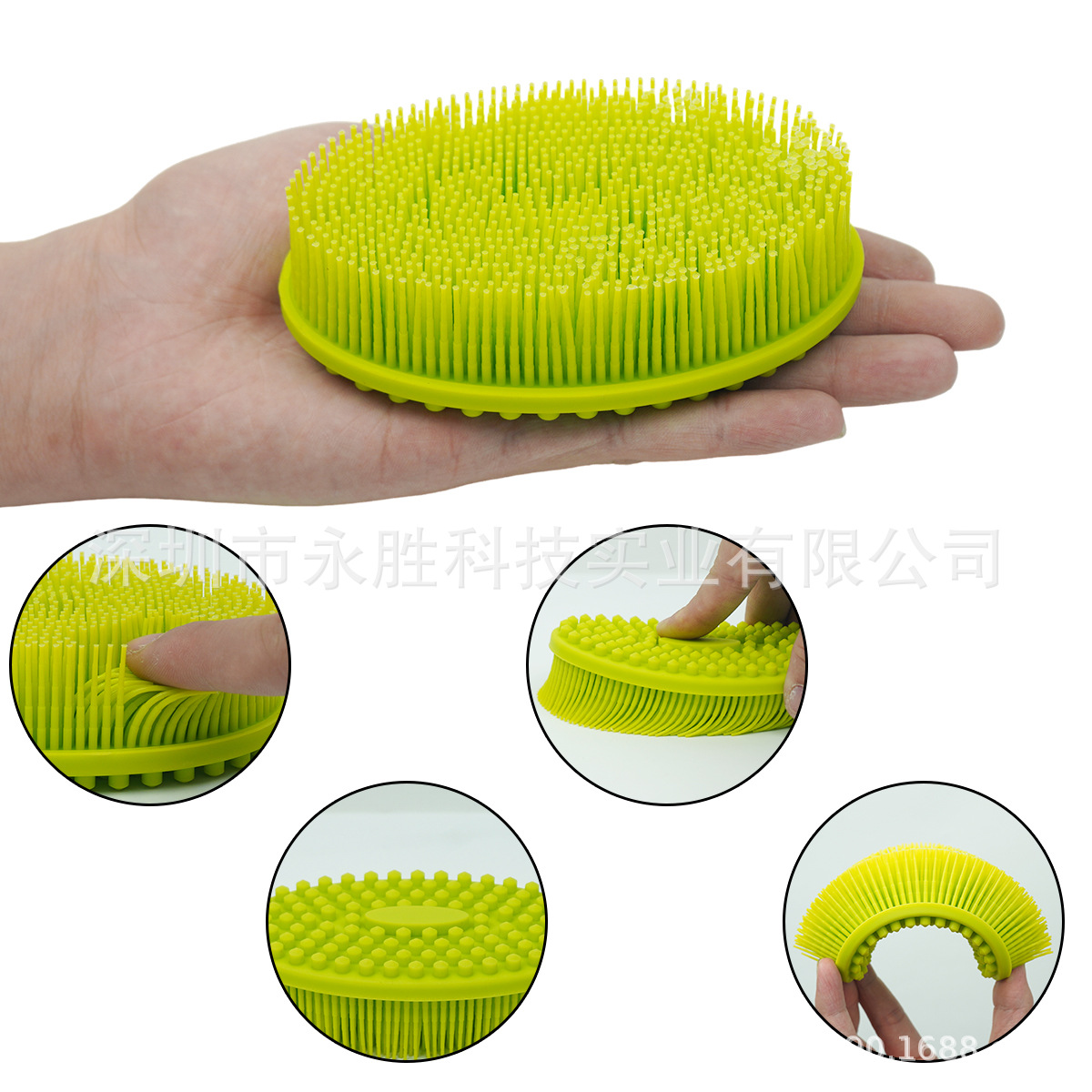 Baby Children Silicone Bath Brush Baby Massage Shampoo Hair Brush Pregnant Women Skin Care Bath Washing Brush