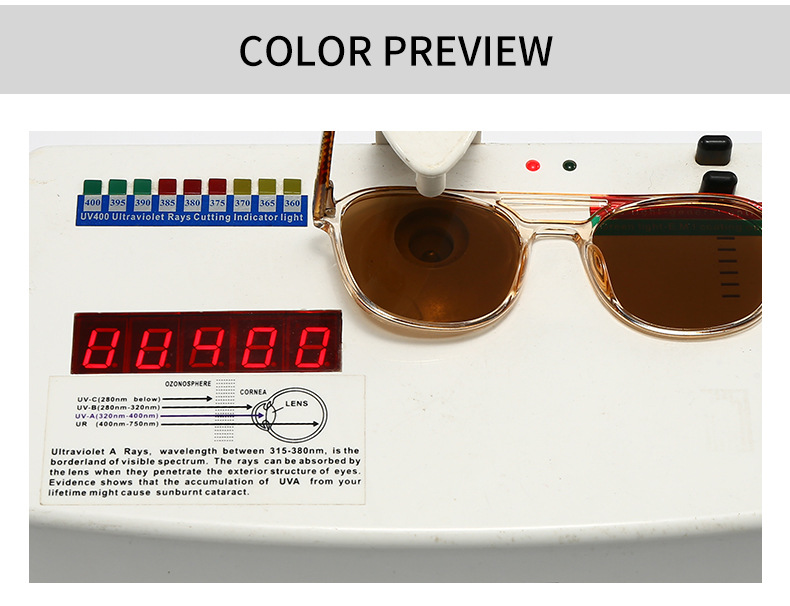 Transfrontaliero Nuovo Uomo Europeo e Americano Pin INS Moda Street Photography Moderno Fascino Retro Occhiali da sole polarizzati Donna 10050_voghion.com