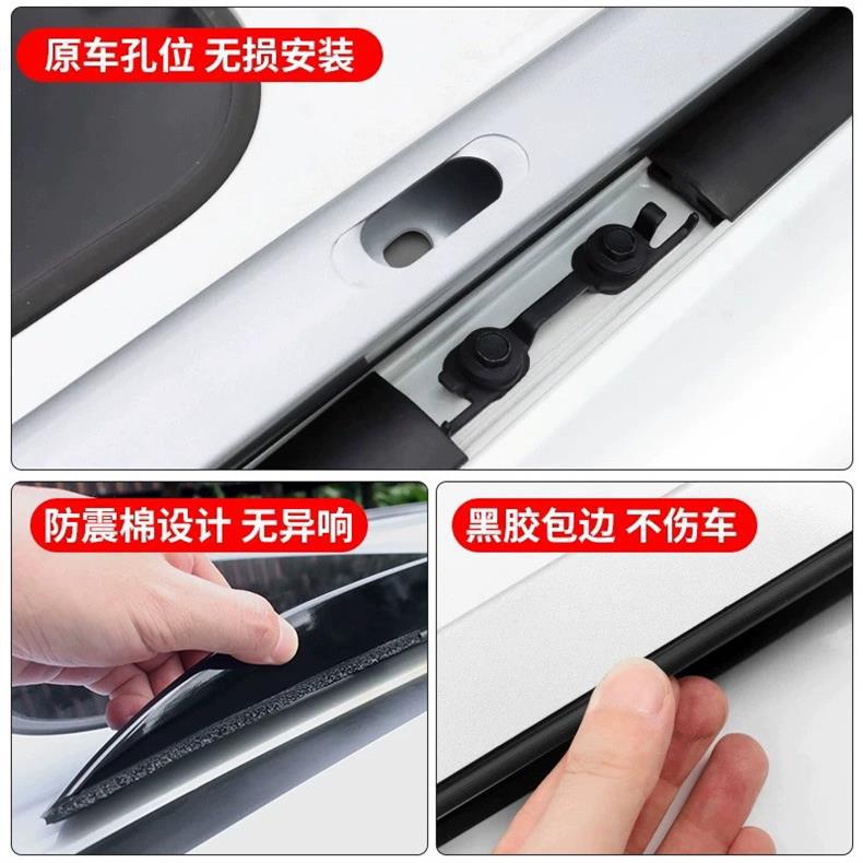 Suitable for Toyota Prado 24-25 models, original factory-style roof rack for Prado LC250, no drilling required