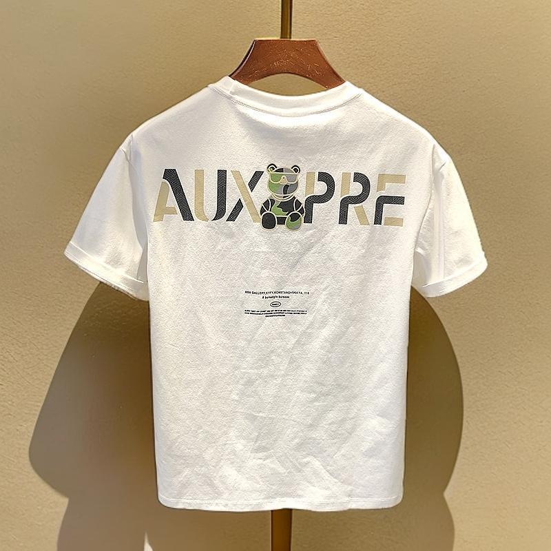 Xinjiang pure cotton short-sleeved T-shirt, men's and women's loose fit, plus size, solid color, summer short-sleeved t-shirt