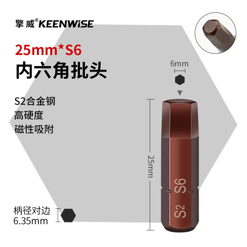 十字短批头套装超短内六角披头一字梅花带孔三角五星U型四方25mm|undefined