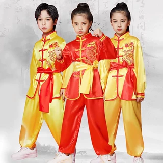 儿童舞龙舞狮服装表演道具衣服幼儿园龙灯耍龙新款全套演出服