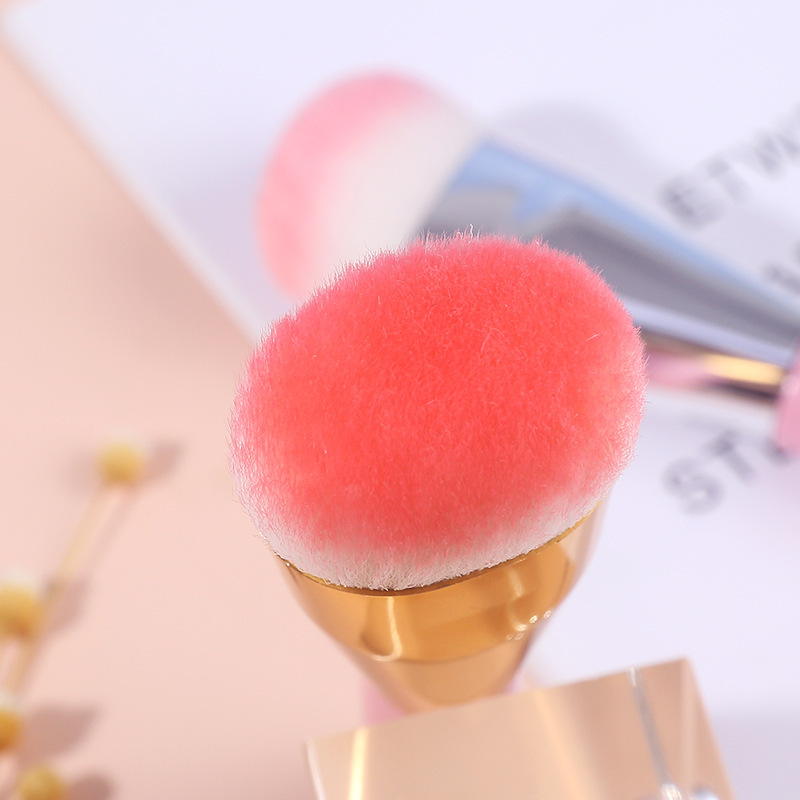 xixi粉杆腮红刷软毛粉嫩柔软腮红桃心散粉化妆刷厂家现货批发x666