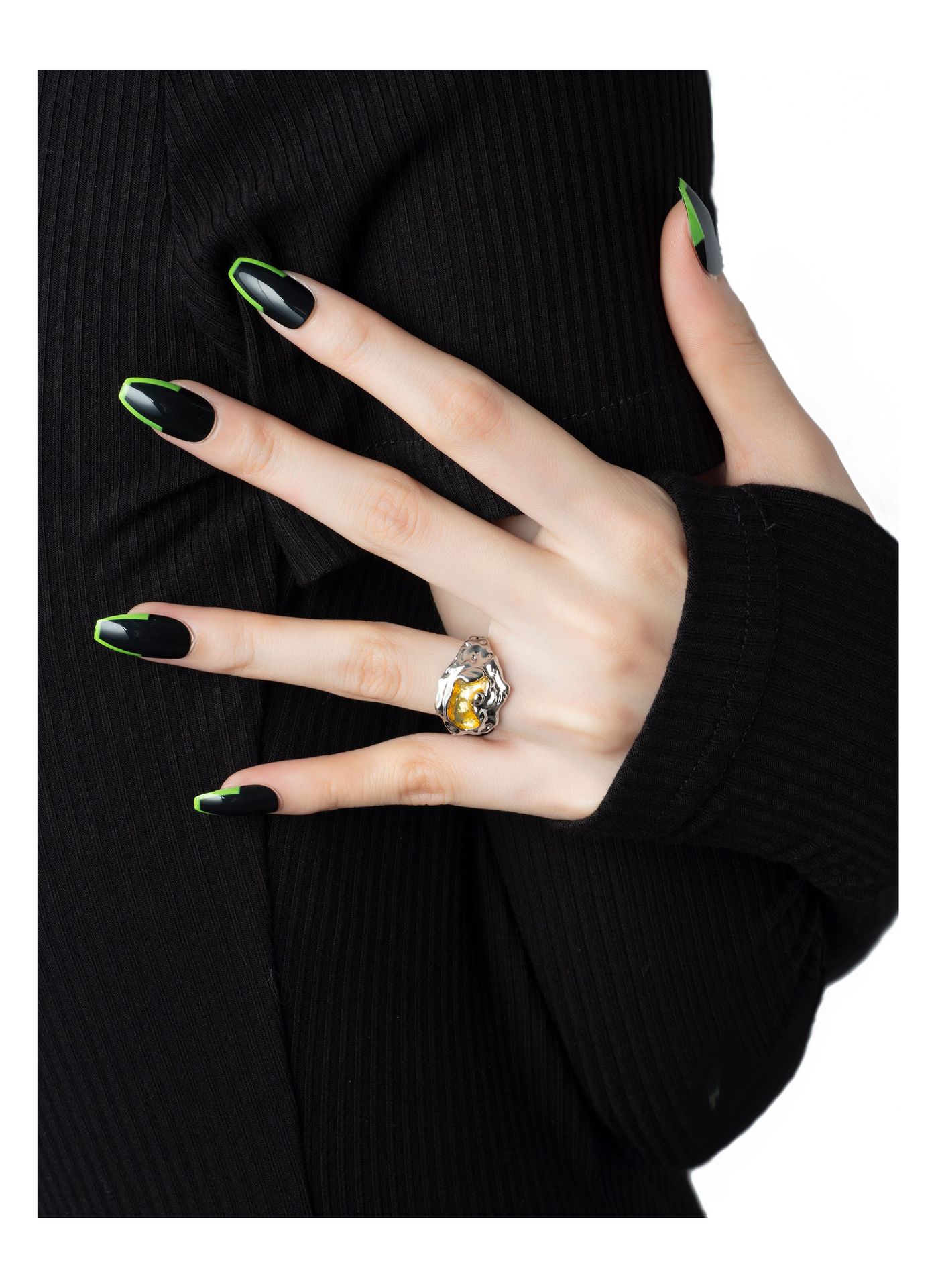 Fashion Geometric Copper Plating Open Ring