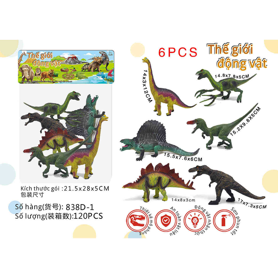 Transfronterizos infantiles simulación de animales dinosaurios tigre león panda jirafa modelo de insecto conjunto de juguetes de educación temprana