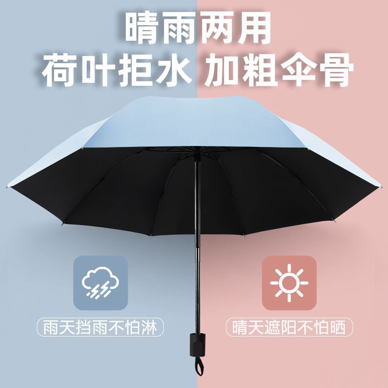 Fully Automatic Umbrella, Sun Umbrella, Sun Protection, Uv Protection, Sunshade for Women, Dual-Use for Sun and Rain, Manual Folding Umbrella, Wholesale Product