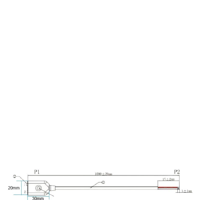 Линия измерения погружения в воду длиной 1 м, детектор утечки погружного зонда в воду WIFI NB-LOT аксессуары для сигнализации погружения в воду