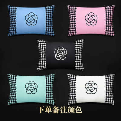 Seat cushion, seat cover | tie-free three-piece single-piece square - wt-camellia-pillow-single-note-color