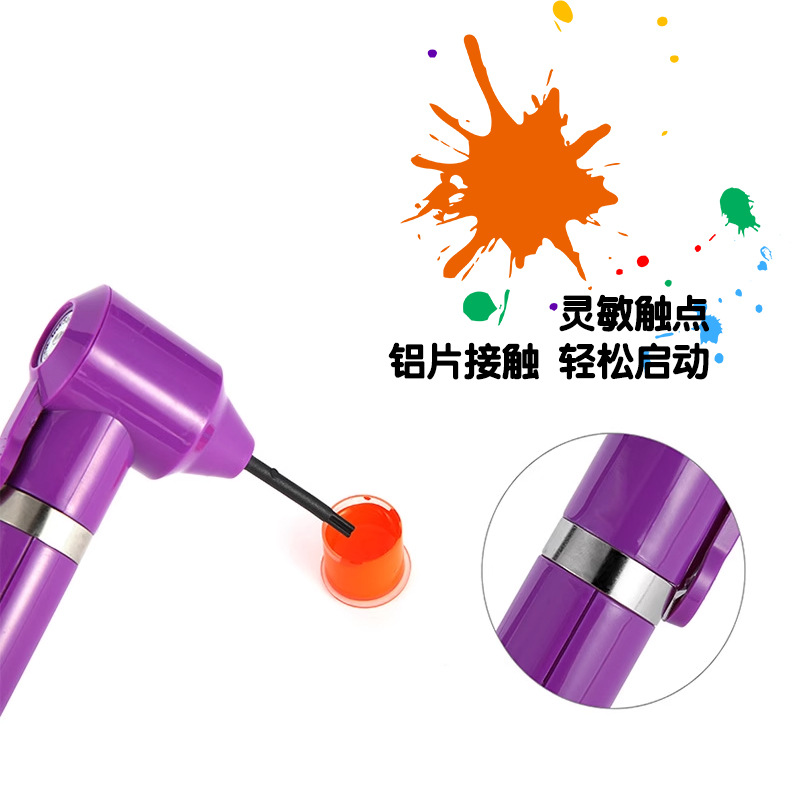 Mezclador de tinta para tatuajes, barra vibradora anti-empañamiento, barra mezcladora de pigmentos líquidos con 5 varillas mezcladoras