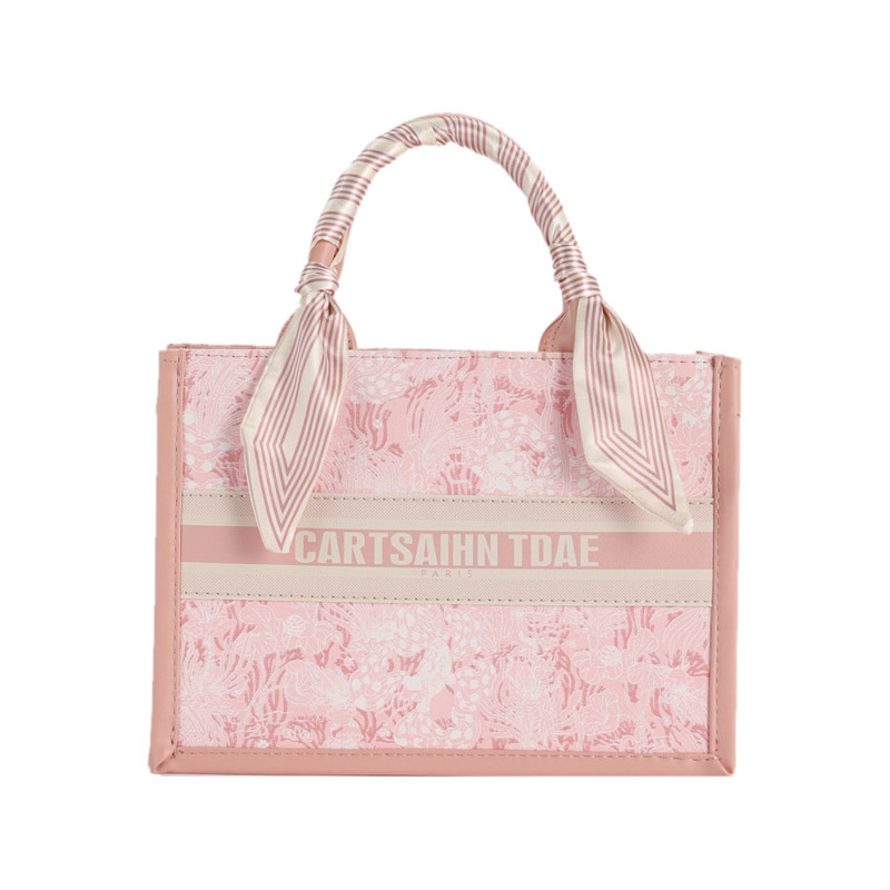 Bolso de mano de gran capacidad con estampado de letras a la moda 2026 para mujer, ideal para comercio transfronterizo en el Sudeste Asiático