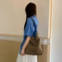 水洗大容量单肩休闲水桶包