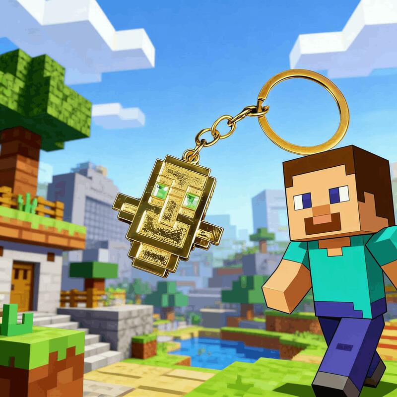 Minecraft Death Totem Acrylic Keychain Game Peripheral Student Backpack Pendant Gift Small Pendant Minecraft Death Totem Acrylic Keychain Game Peripheral Student Backpack Pendant Gift Small Pendant
